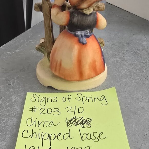 Signs of Spring 203 2/0 TMK 4 *Chipped base - Picture 3 of 4